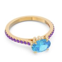 Cathedral Pave Mahavisa Ring