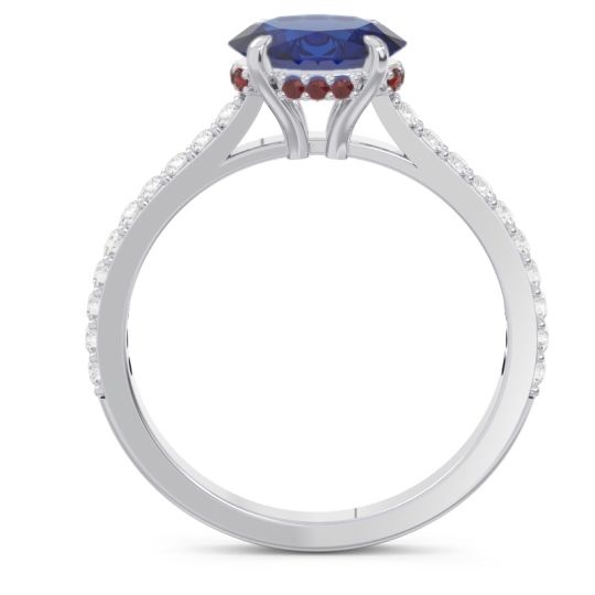 Cathedral Pave Mahavisa Ring