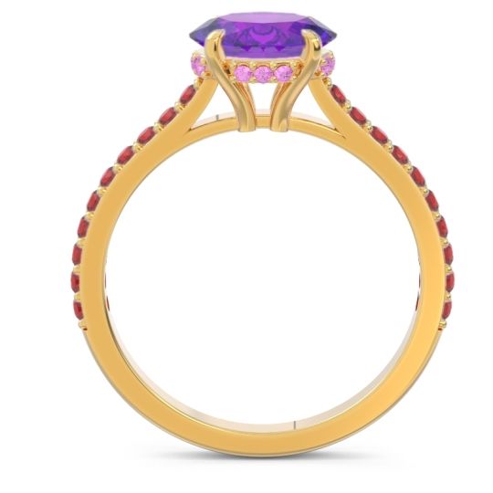 Cathedral Pave Mahavisa Ring