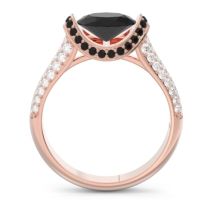 Modern Halo Oval Pave Timi Ring