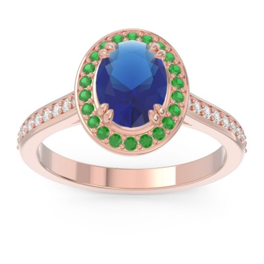Halo Pave Oval Oni Ring