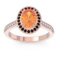 Halo Pave Oval Oni Ring