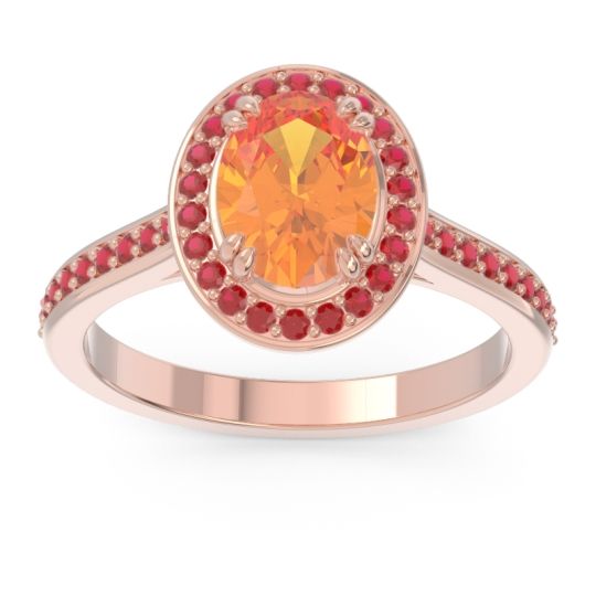 Halo Pave Oval Oni Ring