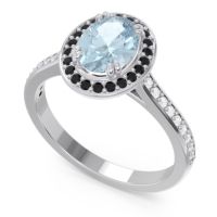 Halo Pave Oval Oni Ring