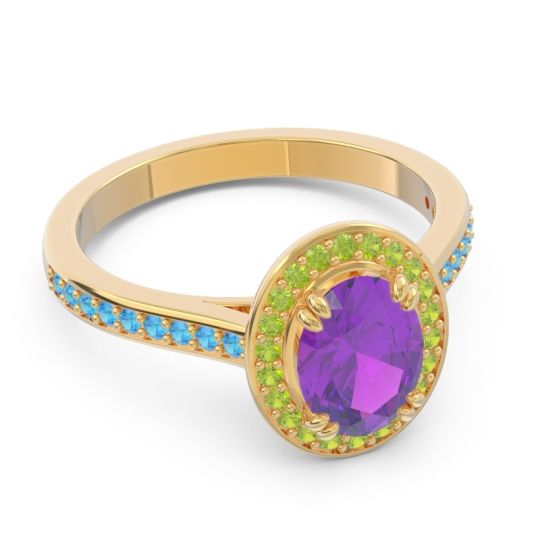 Halo Pave Oval Oni Ring