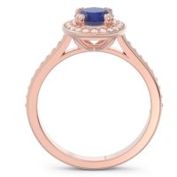Halo Pave Oval Oni Ring