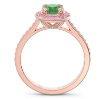 Halo Pave Oval Oni Ring