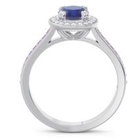 Halo Pave Oval Oni Ring