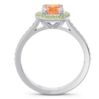 Halo Pave Oval Oni Ring