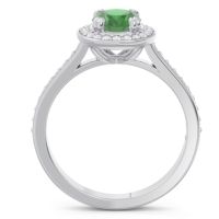 Halo Pave Oval Oni Ring