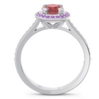 Halo Pave Oval Oni Ring