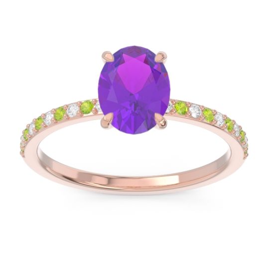 Oval Pave Presya Ring