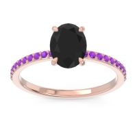 Oval Pave Presya Ring