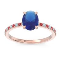 Oval Pave Presya Ring