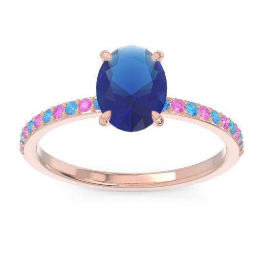 Oval Pave Presya Ring