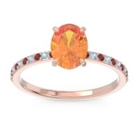 Oval Pave Presya Ring