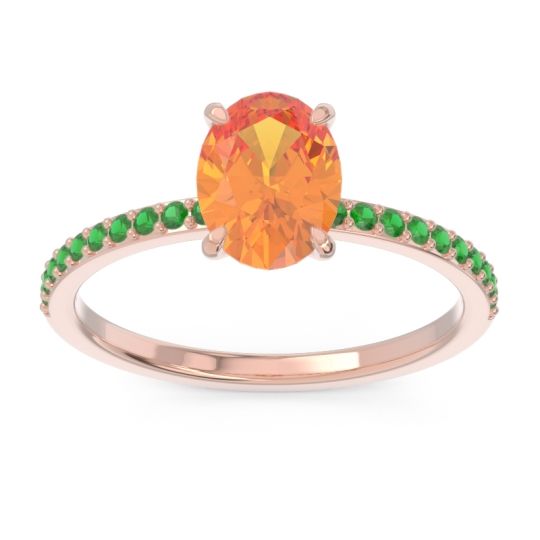 Oval Pave Presya Ring