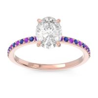 Oval Pave Presya Ring