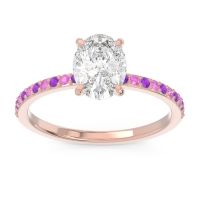 Oval Pave Presya Ring