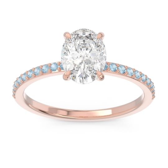 Oval Pave Presya Ring