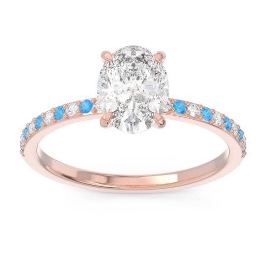 Oval Pave Presya Ring