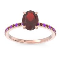 Oval Pave Presya Ring