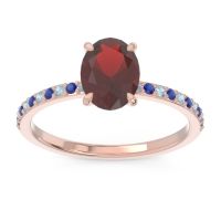 Oval Pave Presya Ring
