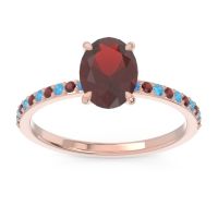 Oval Pave Presya Ring