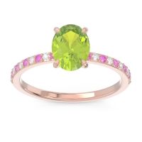 Oval Pave Presya Ring