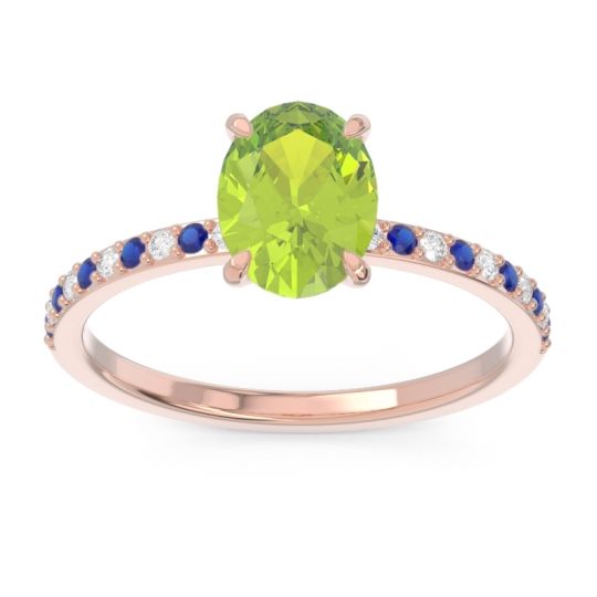 Oval Pave Presya Ring