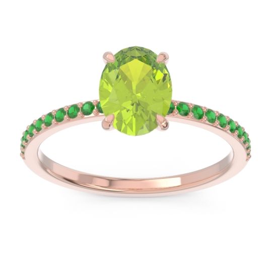 Oval Pave Presya Ring