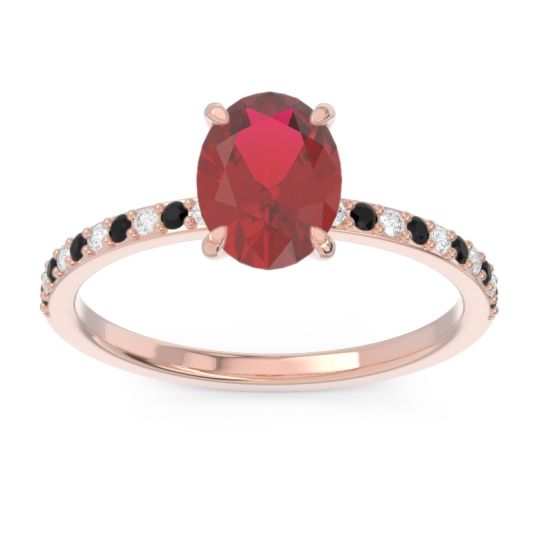 Oval Pave Presya Ring