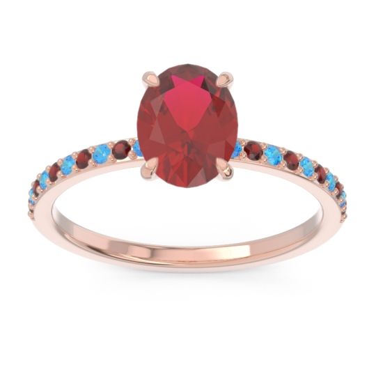 Oval Pave Presya Ring