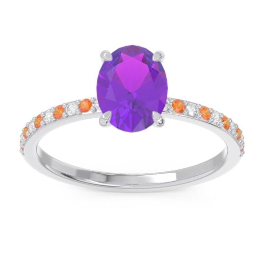 Oval Pave Presya Ring
