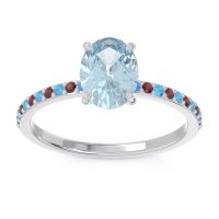 Oval Pave Presya Ring