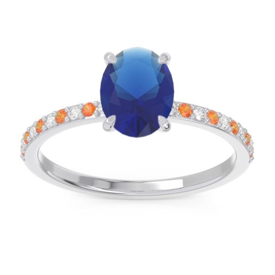 Oval Pave Presya Ring