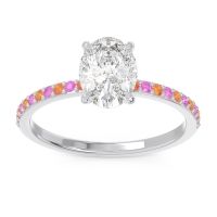 Oval Pave Presya Ring