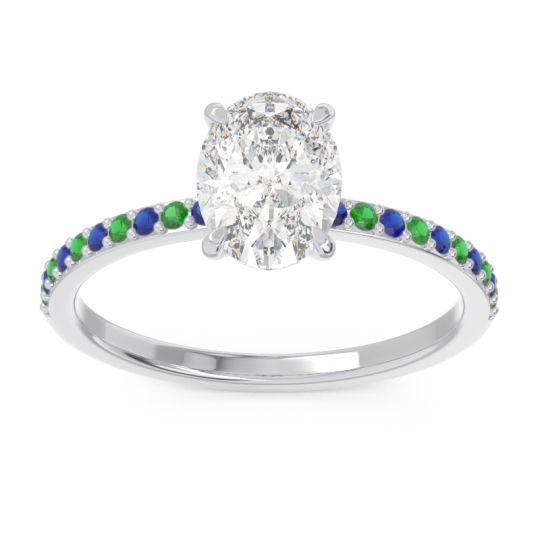 Oval Pave Presya Ring