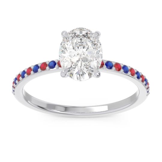 Oval Pave Presya Ring