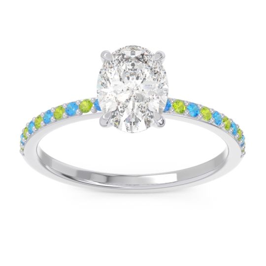 Oval Pave Presya Ring