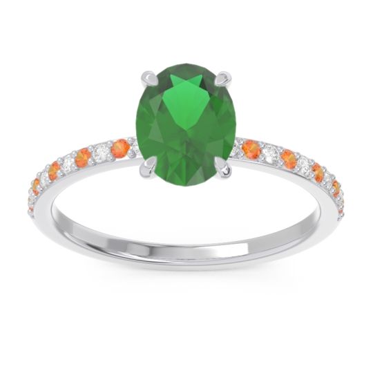 Oval Pave Presya Ring