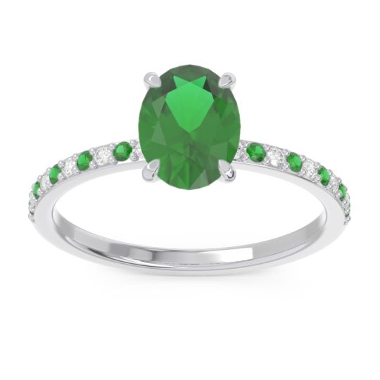 Oval Pave Presya Ring