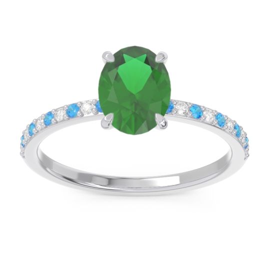 Oval Pave Presya Ring