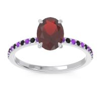 Oval Pave Presya Ring