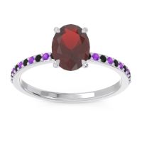 Oval Pave Presya Ring