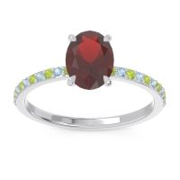 Oval Pave Presya Ring
