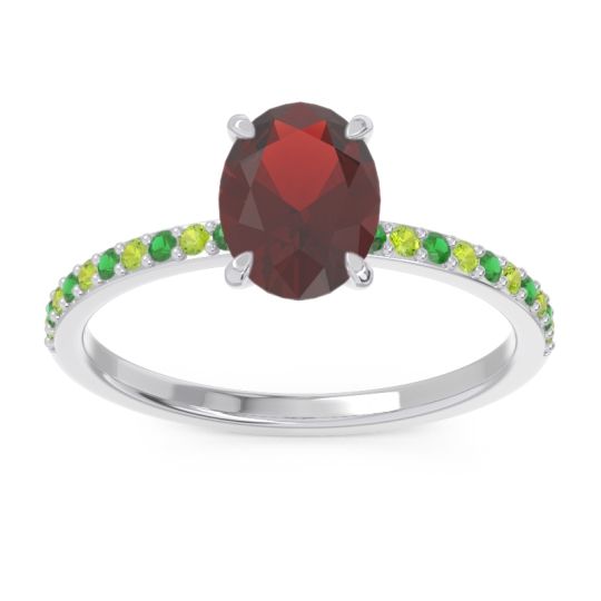 Oval Pave Presya Ring