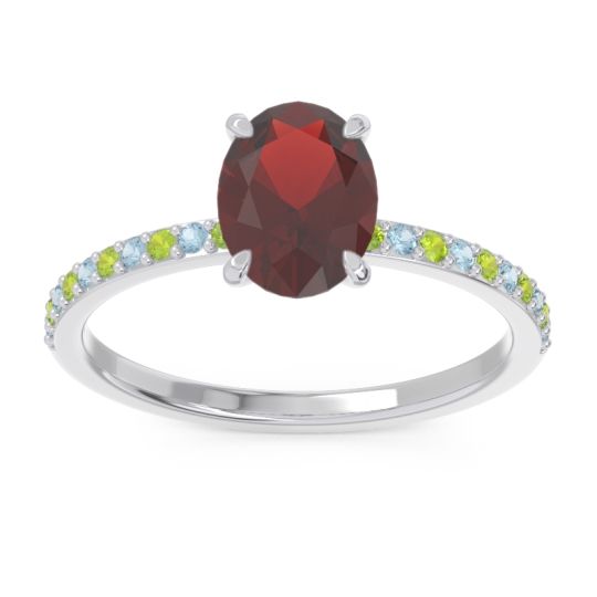 Oval Pave Presya Ring