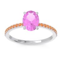 Oval Pave Presya Ring