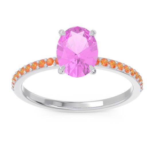 Oval Pave Presya Ring